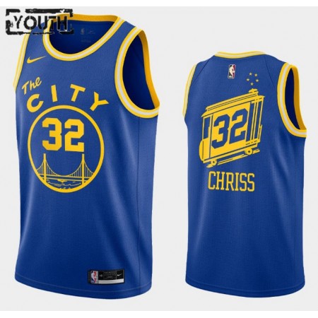 Golden State Warriors Marquese Chriss 32 2020-21 Nike Hardwood Classics Pelipaidat Swingman - Lasten